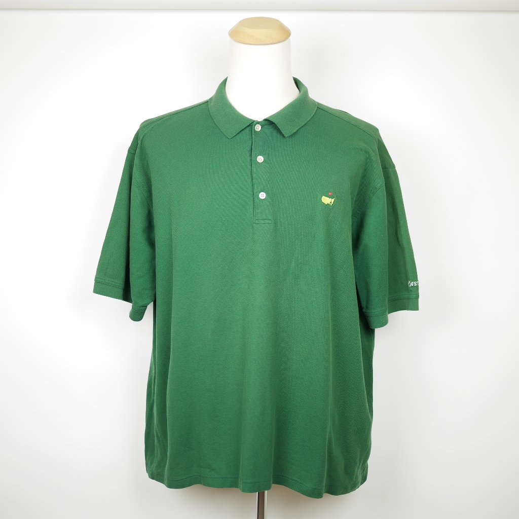 Masters Colllection Mens 2xl Green Logo Polo Shirt Masters Golf Tournament